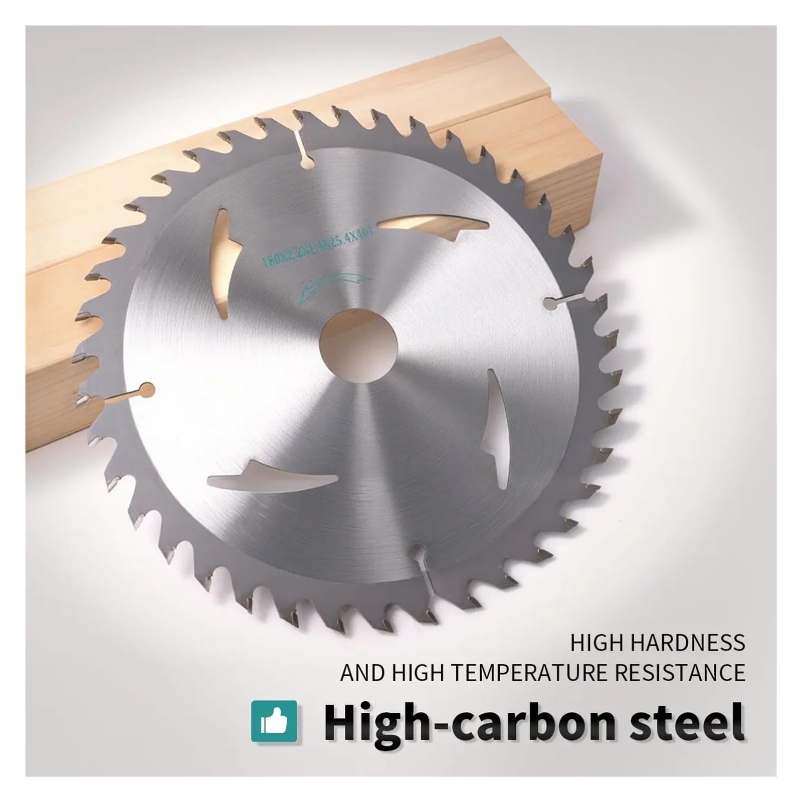 Lama for sega circolare da 1 pezzo 4''-14'' con punta in carburo for legno, plastica, metallo(M)