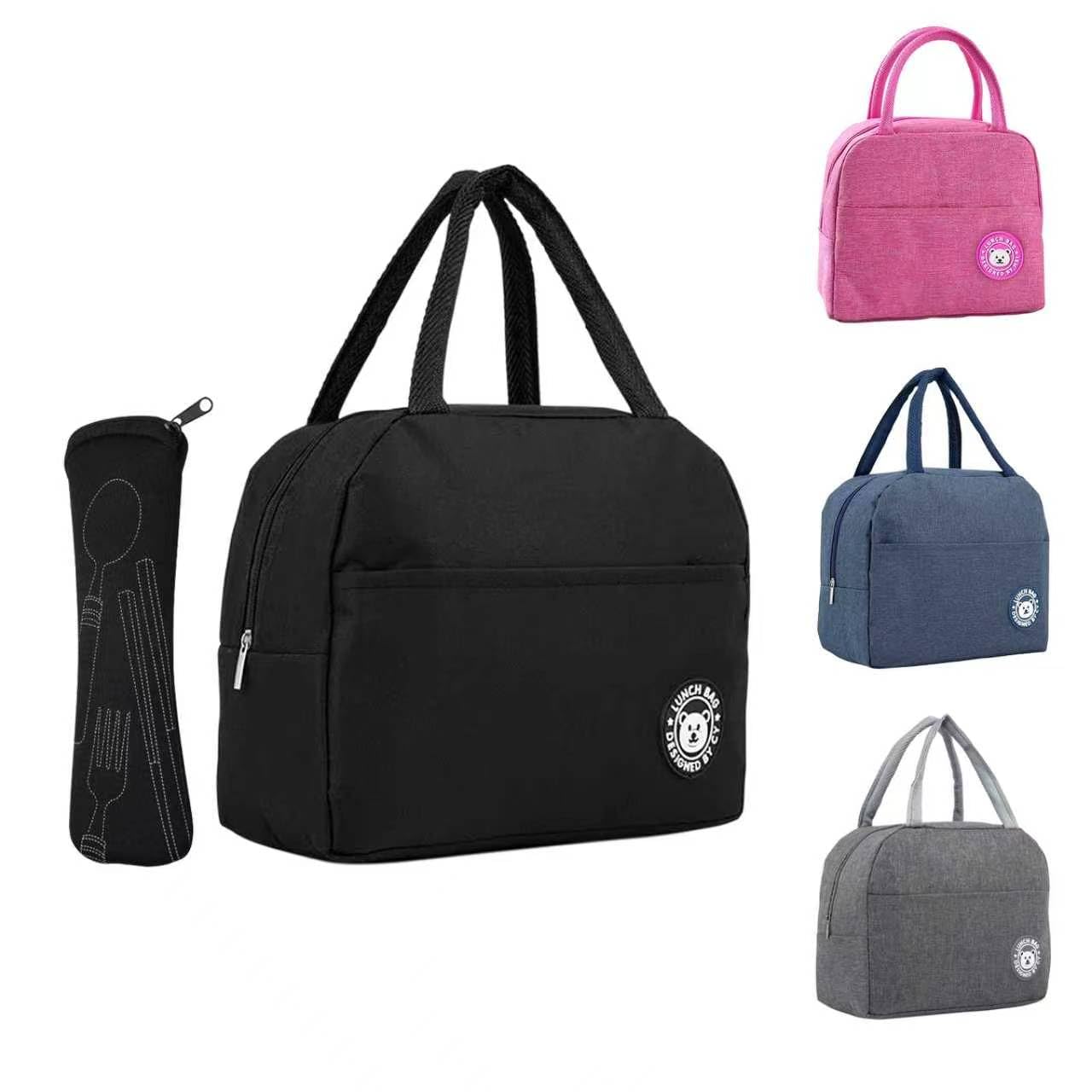 MABAHON Lunch Box Bag Food Storage for Men Women Adults and Kid Small Black