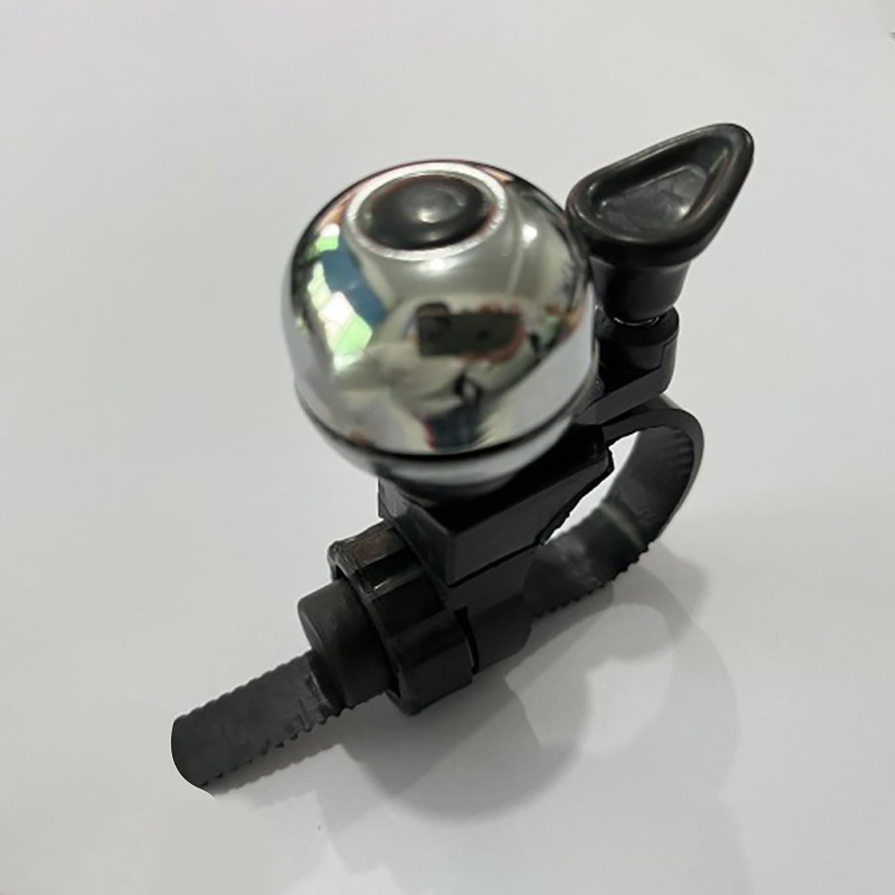 PTZMZB Classic Bicycle Bell, Universal Bicycle Bell Loud and Clear Sound Adult Bicycle Bell Children's Bicycle, Adjustable Bicycle Bell Suitable for Any Bicycle Handlebar. (Silver)