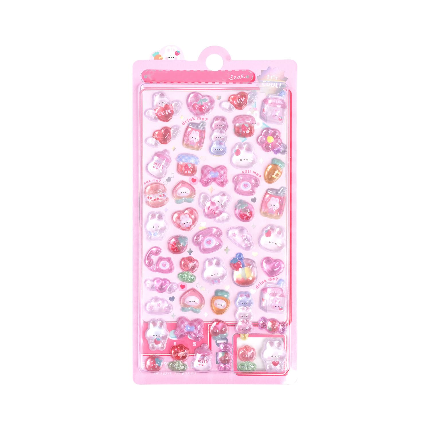 Amazon | Chaojibao 【アップグレード版】ぷくぷくシール 可愛い 1枚
