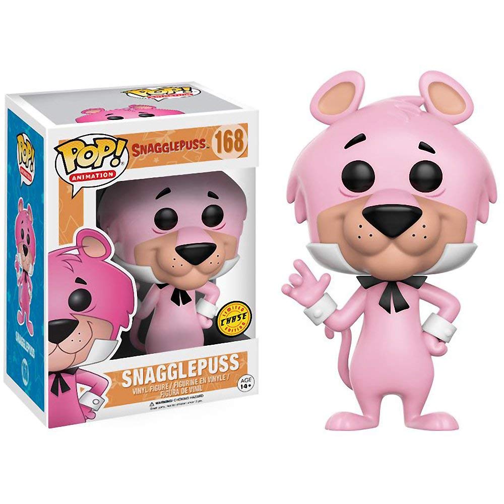 FunkoSnagglepuss (Chase Edition): Hanna-Barbera x POP! Animation Vinyl Figure & 1 POP! Compatible PET Plastic Graphical Protector Bundle [#168 / 11850 - B]