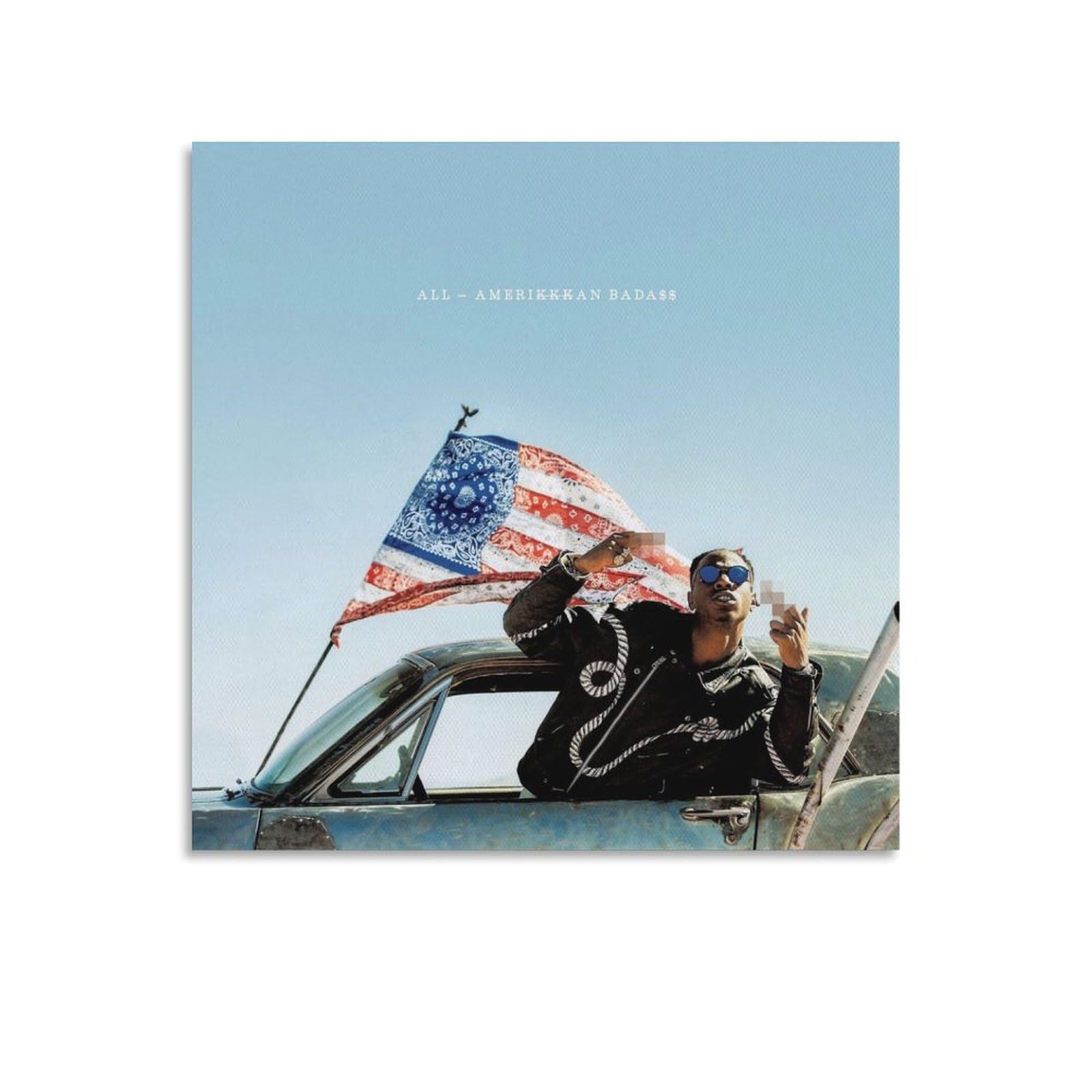All-Amerikkkan Bada$$ by Joey Bada$$ Canvas Poster Bedroom Decoration Landscape Office Valentine's Birthday Gift Unframe-style20x20inch(50x50cm)