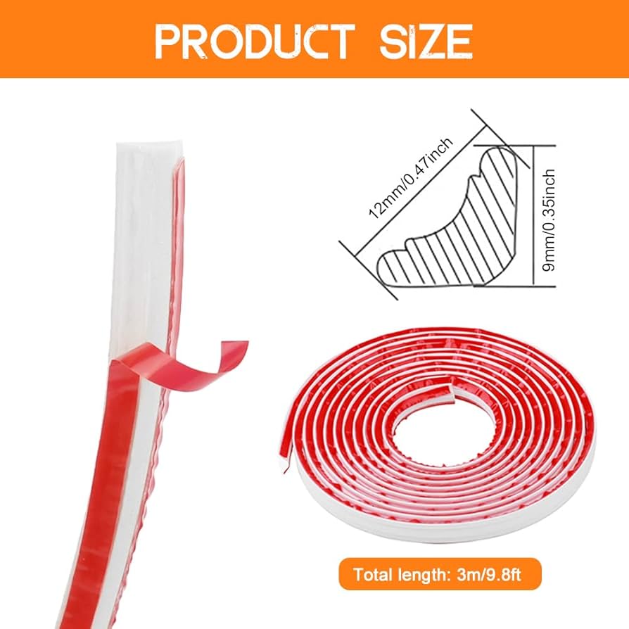 PVC Quadrant Trim,Flexible Laminate Beading Self Adhesive Plastic Wall Corner E | UK