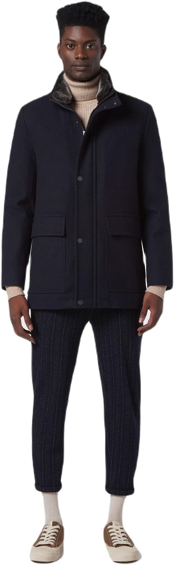 Men's Softshell Jacket, NAVY (CULLEN), Medium