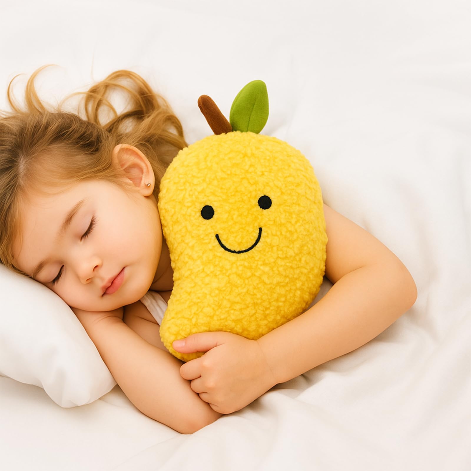 Peluche, Peluche di frutta da 25 cm, morbido cuscino ananas e zucca con(Durian)