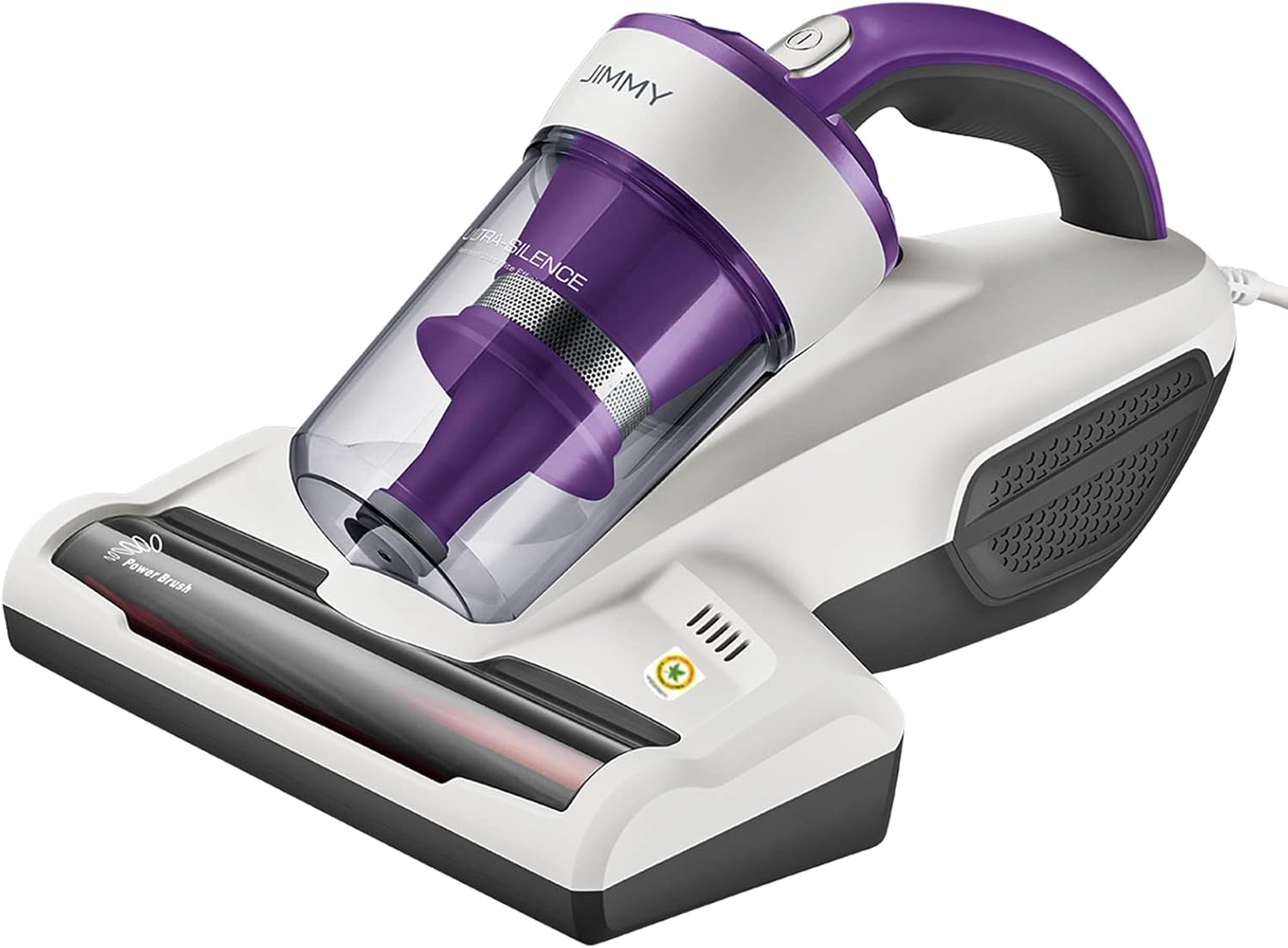 Jimmy JV12 Aspirador Antiacaros, Aspirador de Colchones Aspiradora de Mano 400W, 10kPa, Esteriliza Superficies con Luz UV-C, Cepillo de Rodillo Compuesto, Ultrasonidos, Hepa Filtro