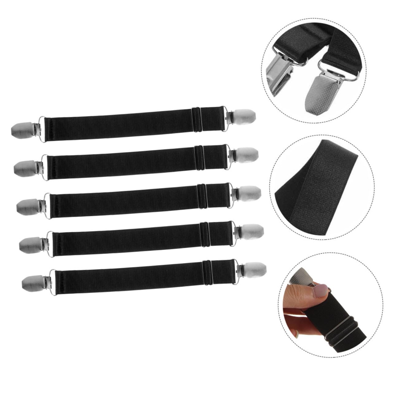 VINTORKY Pant Straps for Boots 5pcs Boot Clip Anti-slip Straps for Outdoor Activities