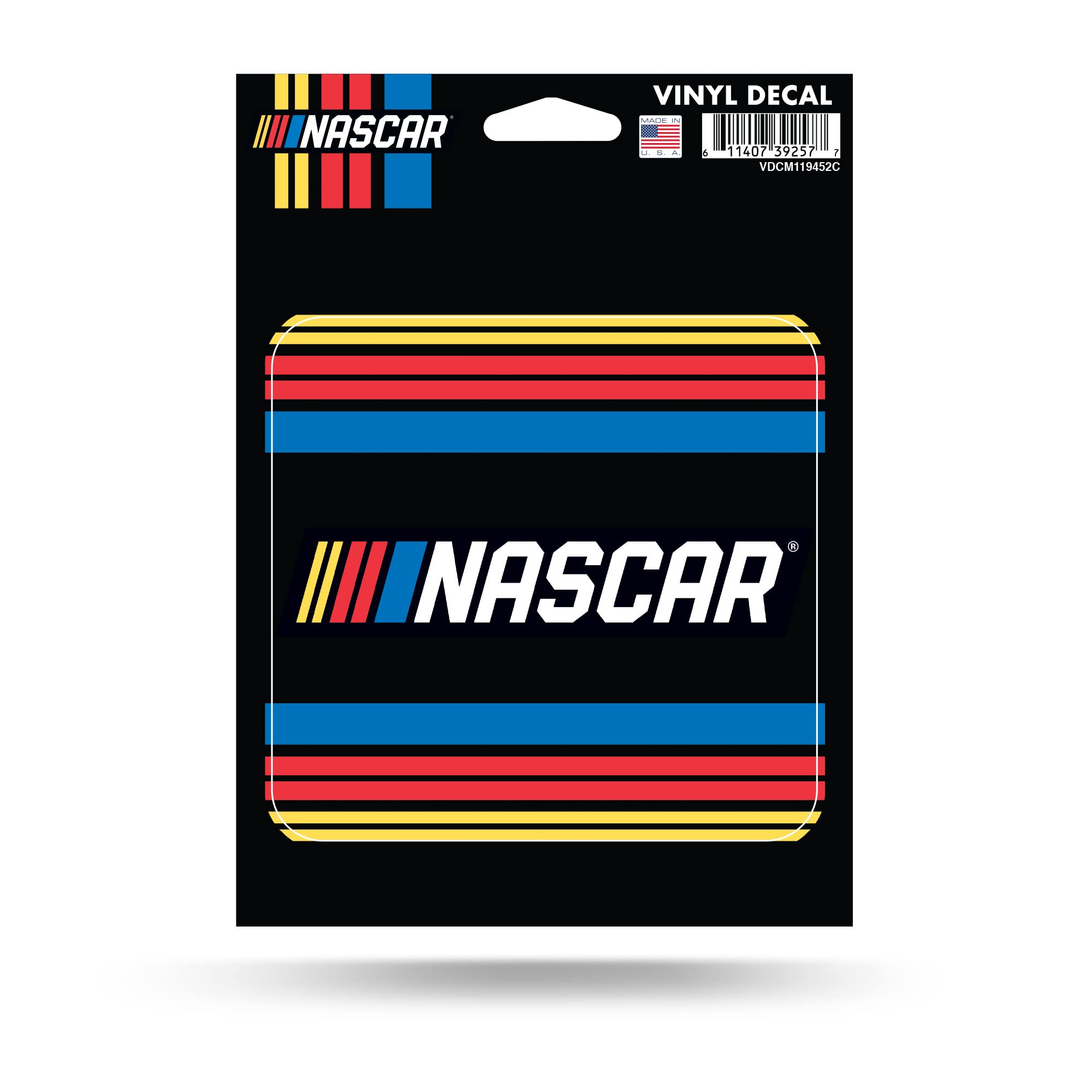 Rico Industries NASCAR Calcomanía troquelada de vinilo 5 x 7 pulgadas accesorio para coche
