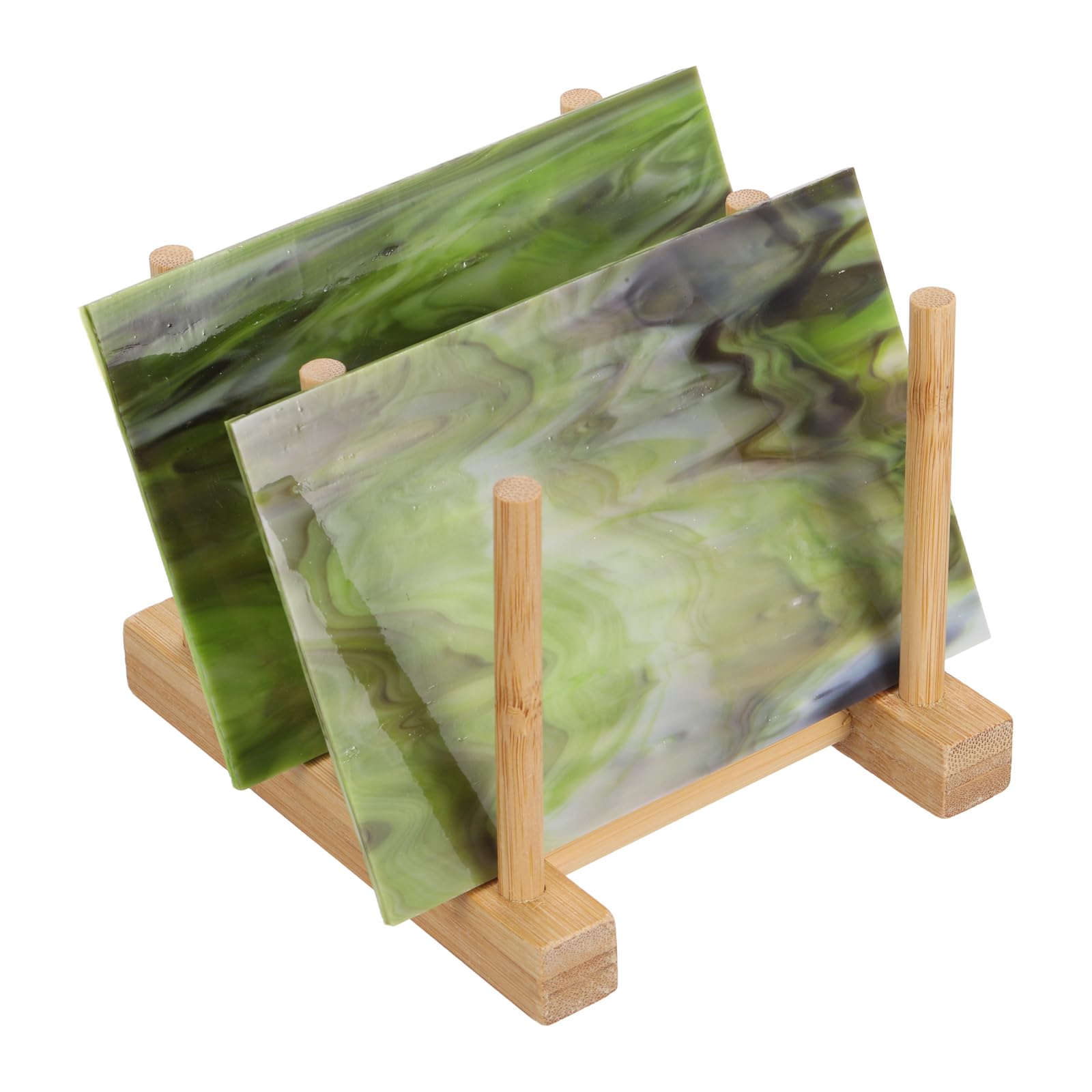 PATIKIL 4 x 6 Inch Transparent Stained Glass Sheets