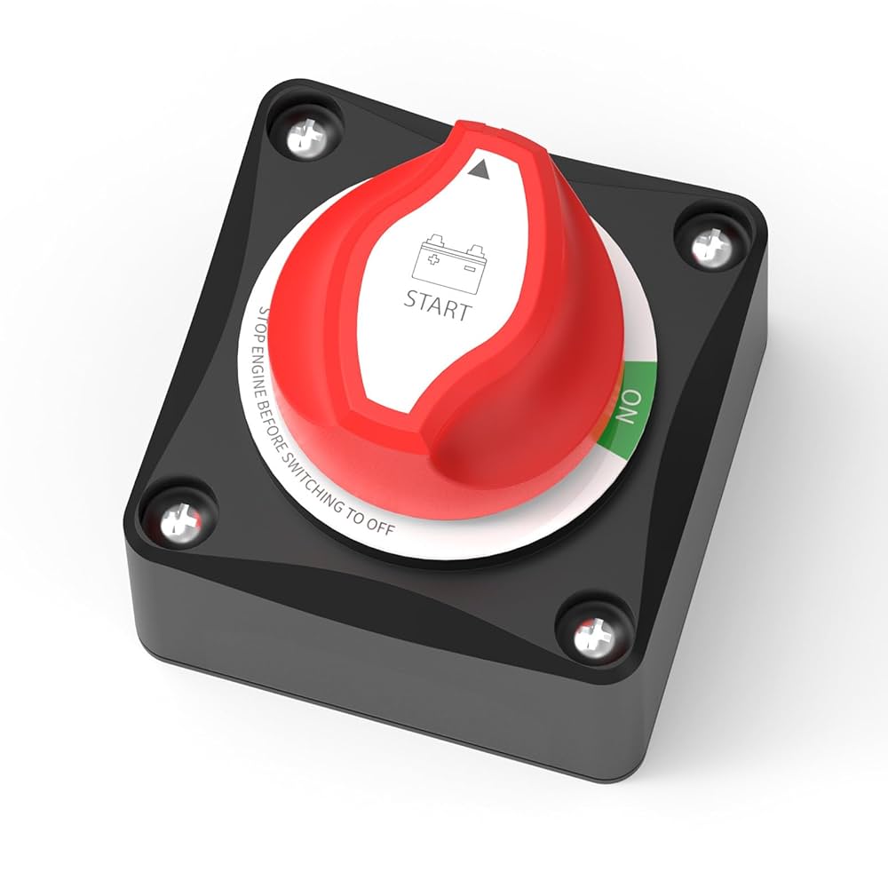 Amazon.co.jp: LiTime バッテリースイッチ 12V～48V 275A電源