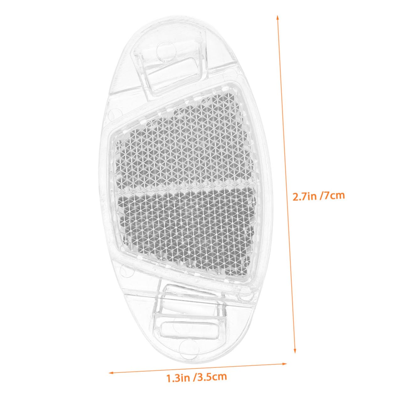 BESPORTBLE Replaceable Bike Reflectors 8pcs Wheel Reflectors for Bikes Portable Reflective Plates