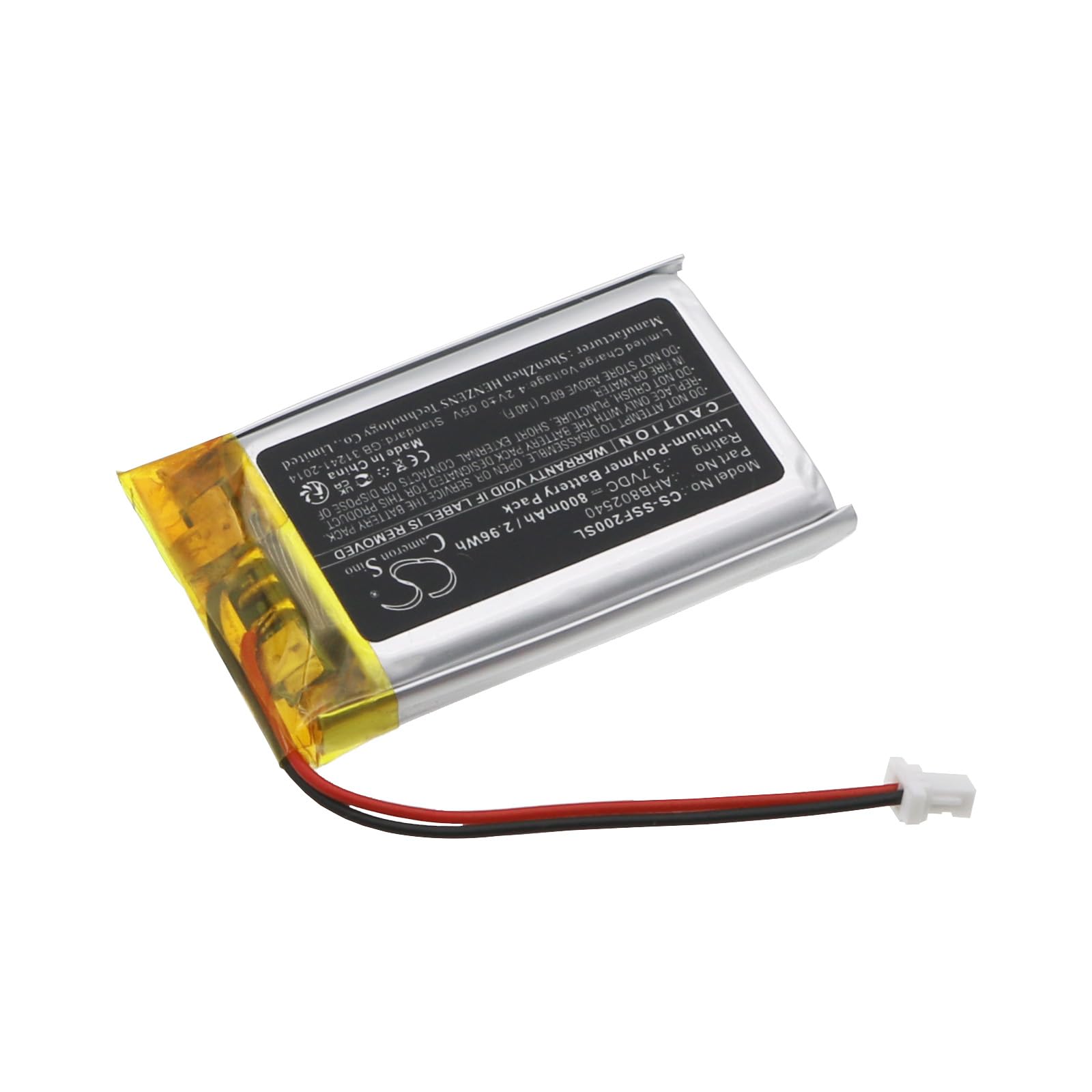 TECHTEK Batterie 800mAh Compatible avec [Sena] SF2, SF4 remplace AHB802540 FBA