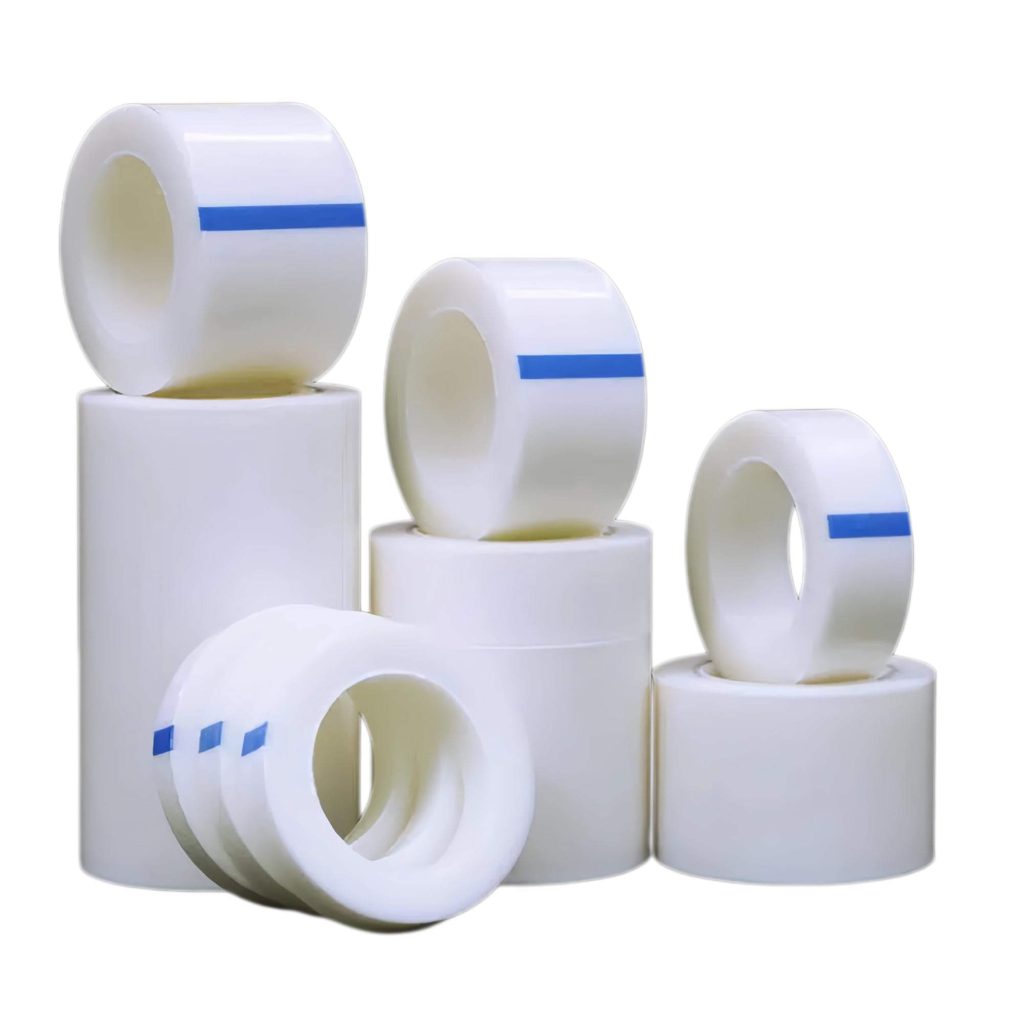 Taśma Wysoka Temperatura Kwasoodporna Jednostronna Przezroczysty Biały Film