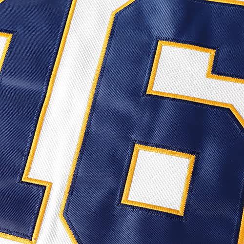 Hanson Brothers Jersey, Charlestown Chiefs 16,17,18 Slap Shot Ice Hockey Movie Jersey (16 White, Xx-Large) #TOP6