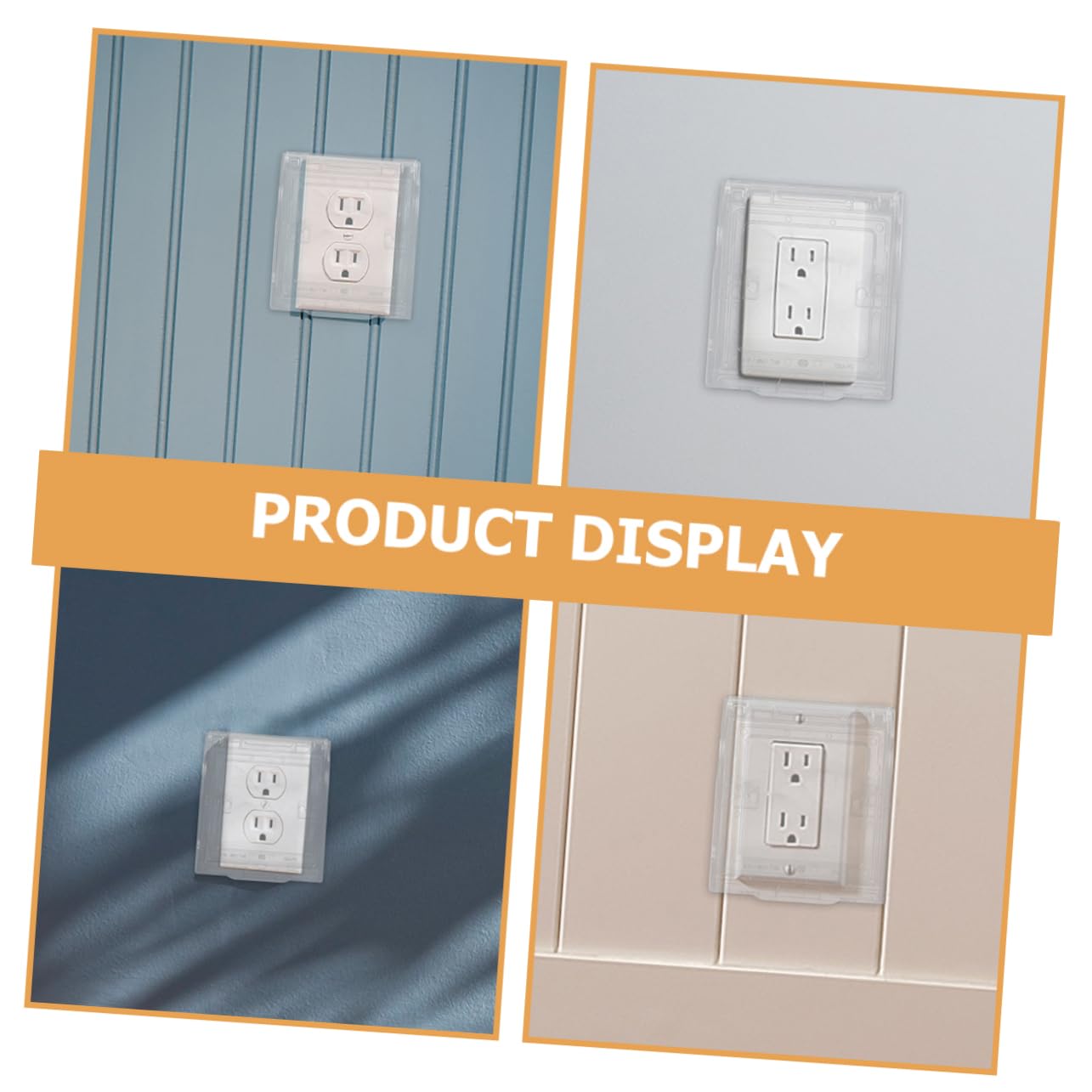 UPKOCH 15piezas Cubierta De Enchufe Para Bebés Protección Eléctrica De Seguridad Para Interruptores Diseño Transparente Instalación Infantiles