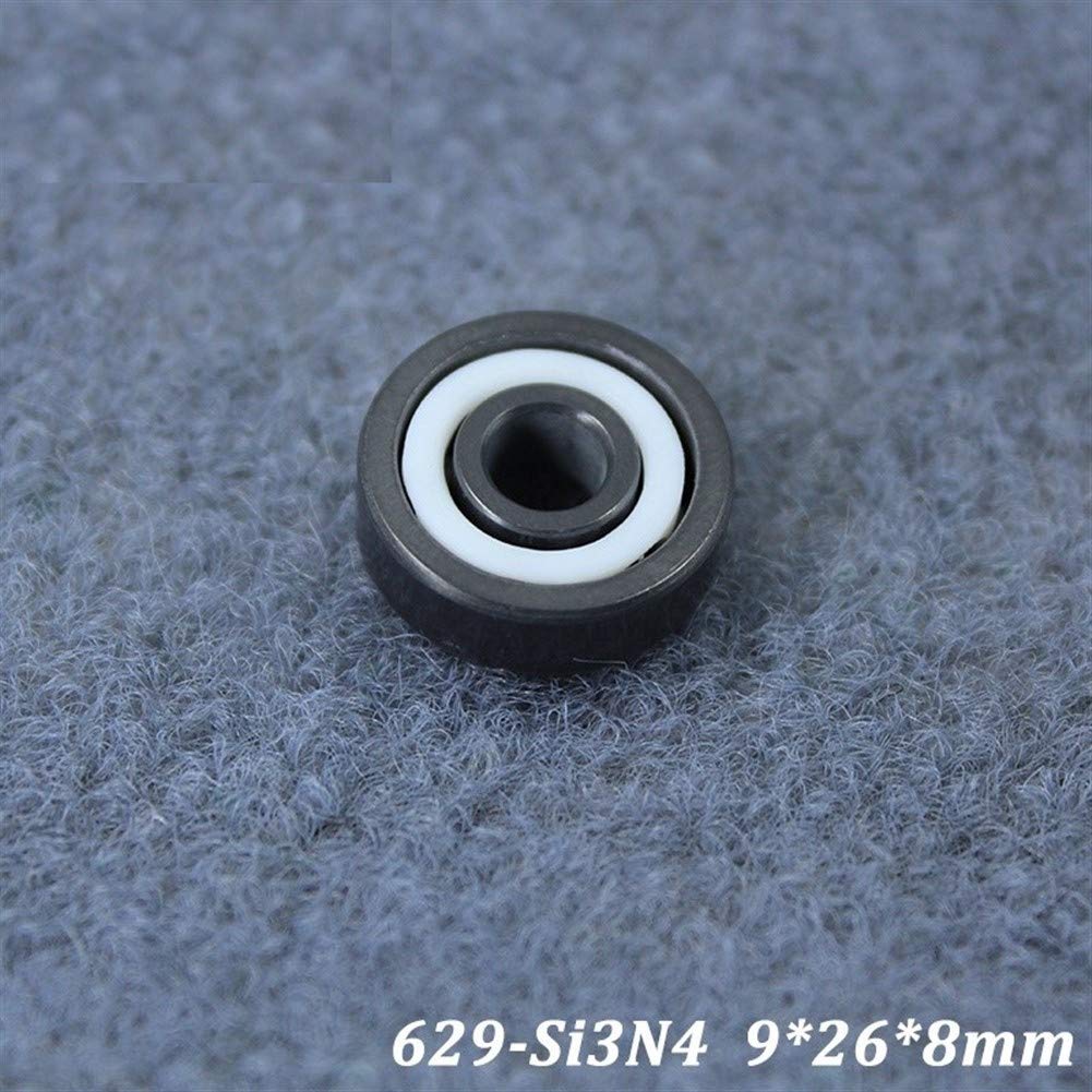 JIYAMI'EN EL-ZHOU 629 629CE Completa cojinete de cerámica (1 PC) Si3N4 Todo el Material de nitruro de silicio de cerámica rodamientos de Bolas 9 * 26 * 8 mm