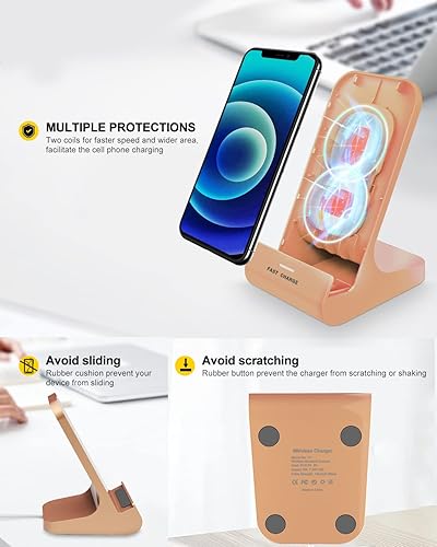 Miniatura 6 de Cargador inalámbrico Z1 Soporte de cargador inalámbrico para teléfono de 10 W Max compatible con Apple iPhone 1212 Pro Max11Pro11Pro MaxXRXS