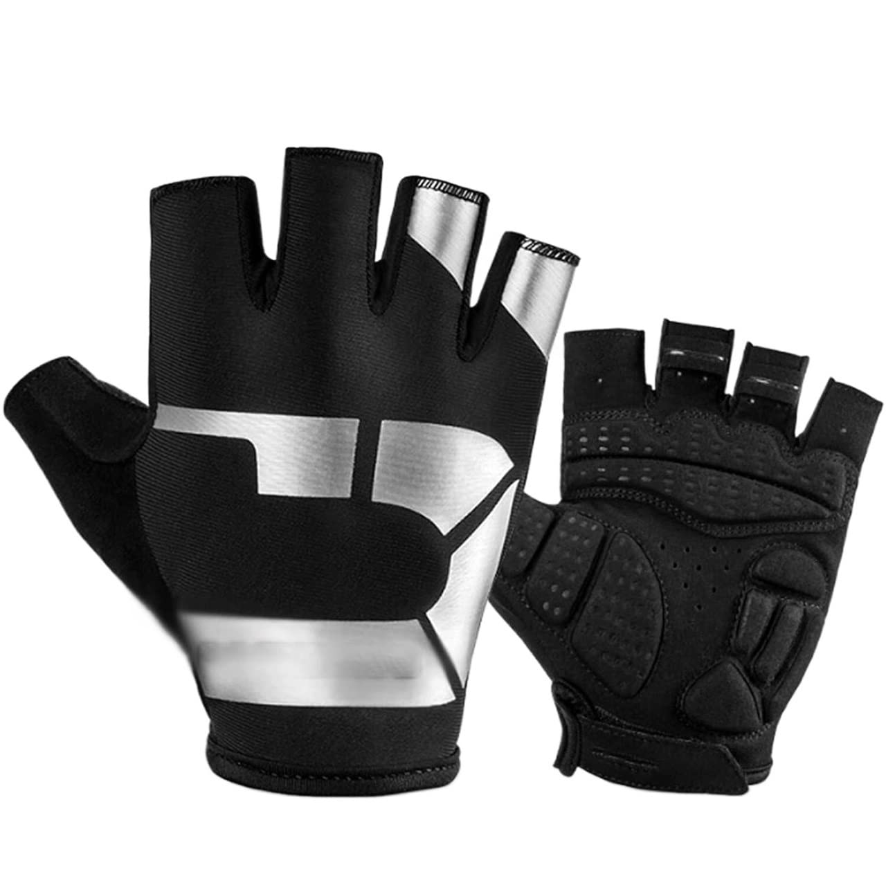 IRYZE Guantes Deportivos Guantes De Ciclismo De Medio Dedo para Bicicleta, Guantes Deportivos para MTB, Material Suave para Exteriores Hombre y Mujer