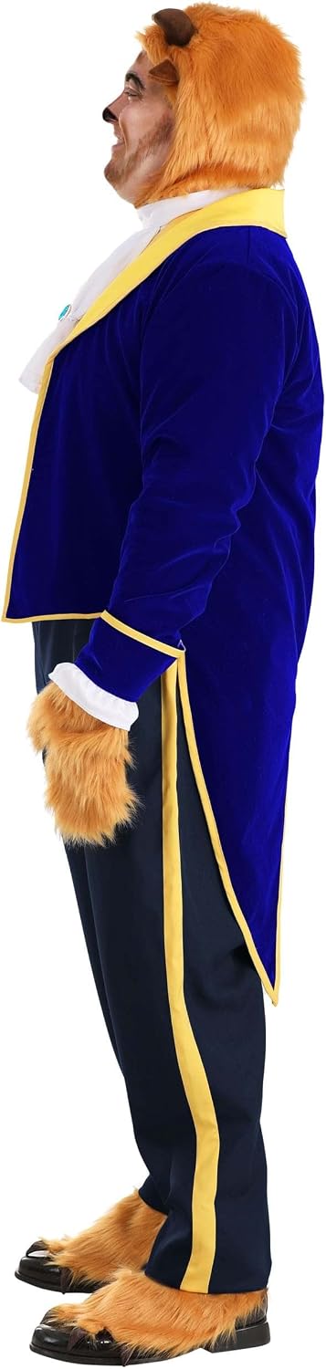 Plus Size Beauty and the Beast Men's Beast Costume