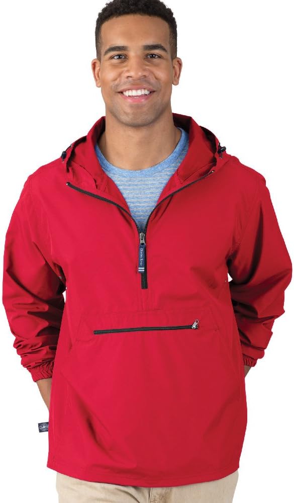 Unisex Color Blocked Pack-N-Go, Men's & Women's Pullover Anorak