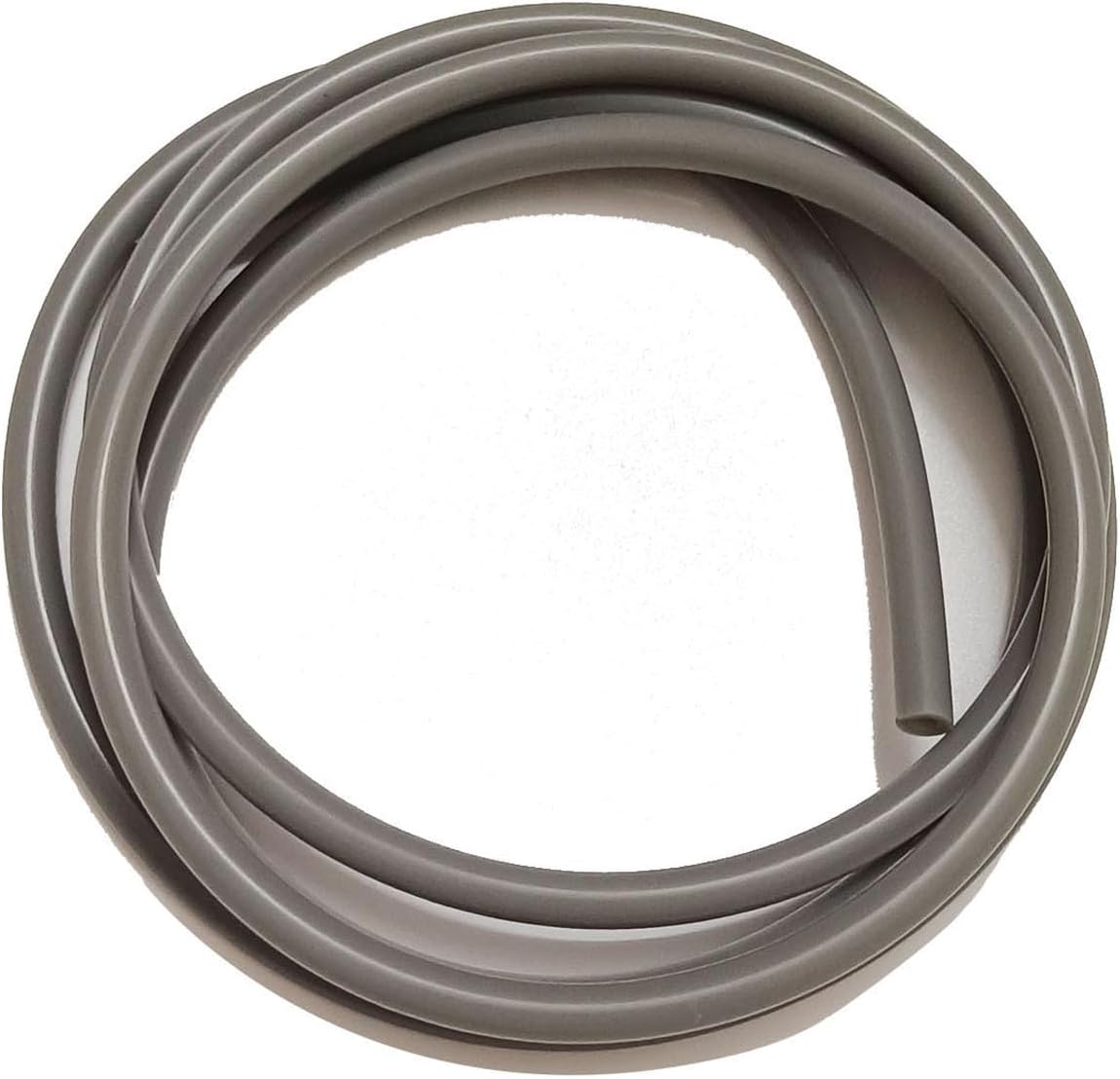 Silicone Tubing Hose, Silicon Rubber Tube 0.04" x 0.12"(ID 1mm x OD 3mm) Length 59.06Ft（18m）, Vacuum Flexible Air Hose Water Pipe Tube, Suitable For Pump Transfer Grey