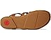 FitFlop Gracie Rubber-Buckle Leather Fisherman Sandals - Bottom View