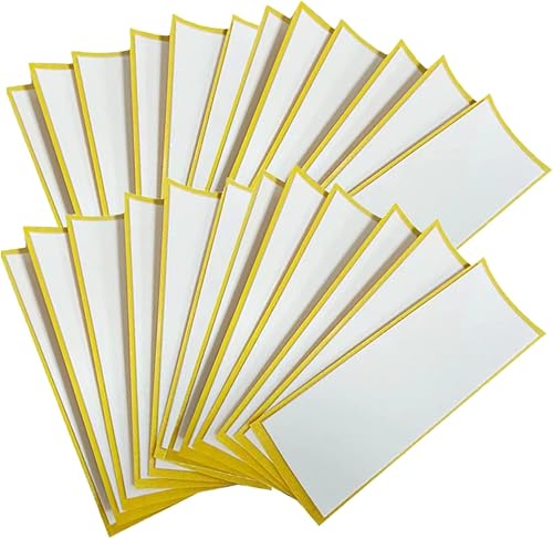 Toddmomy 10 cintas de agarre de espuma para diapasón, 10 calcomanías de dedo para patineta, cinta de agarre blanca para patineta