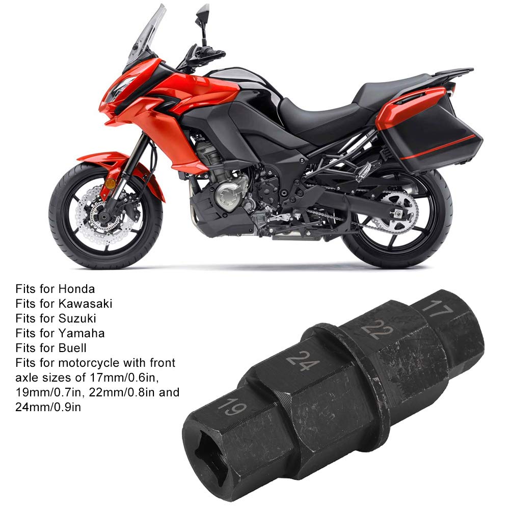 Attrezzo per asse esagonale motociclo 17mm 19mm 22mm 24mm chiave gomma anteriore S1000RR