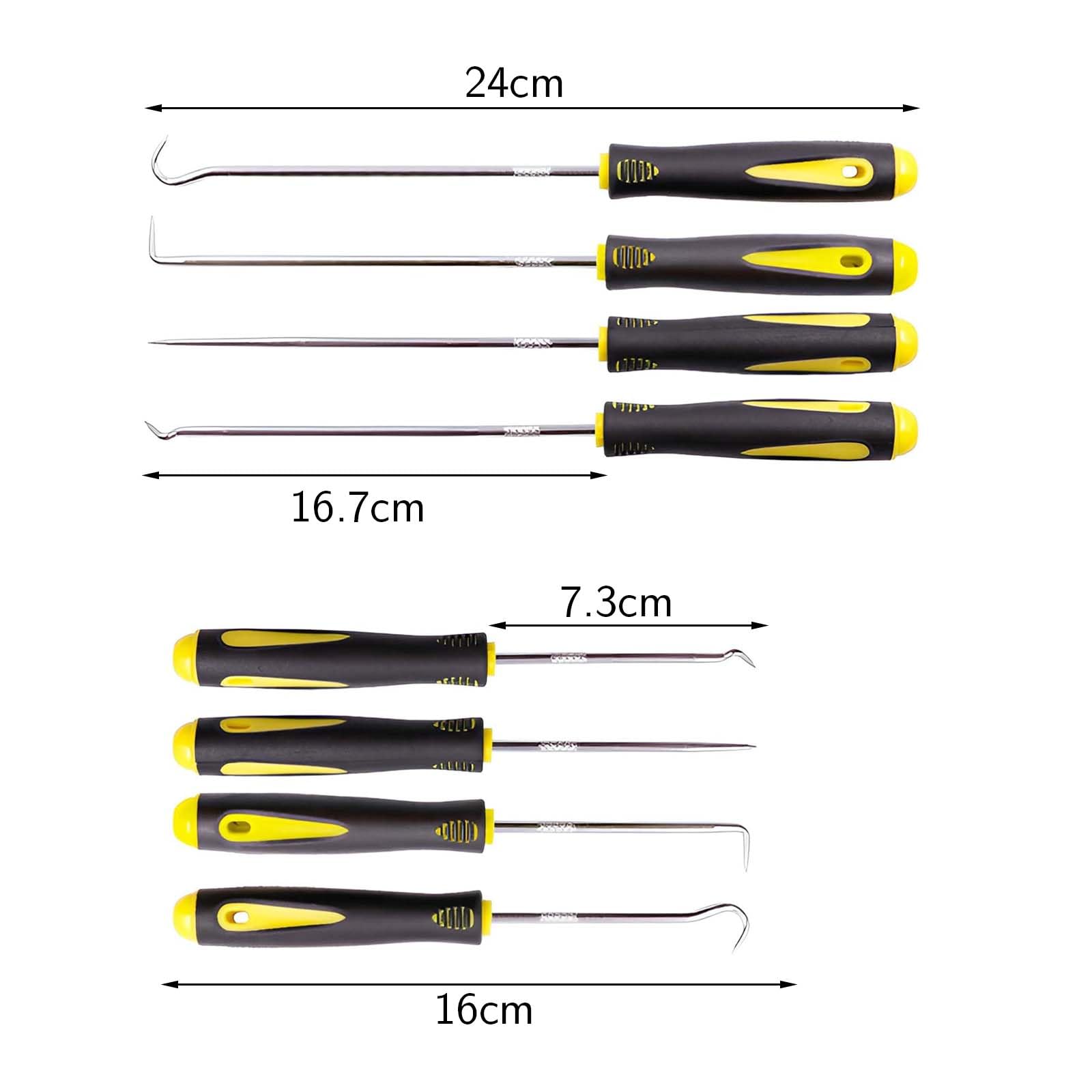 Set 8 Grimaldelli E Ganci Di Precisione - Per Rimozione O-ring E Guarnizioni - Foto 3
