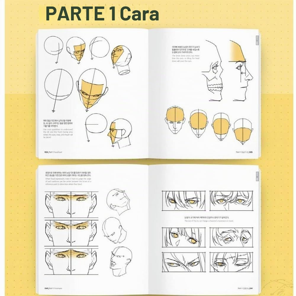Point Character Drawing 2 de Taco | Libro coreano de anatomía manga | Inglés Sub