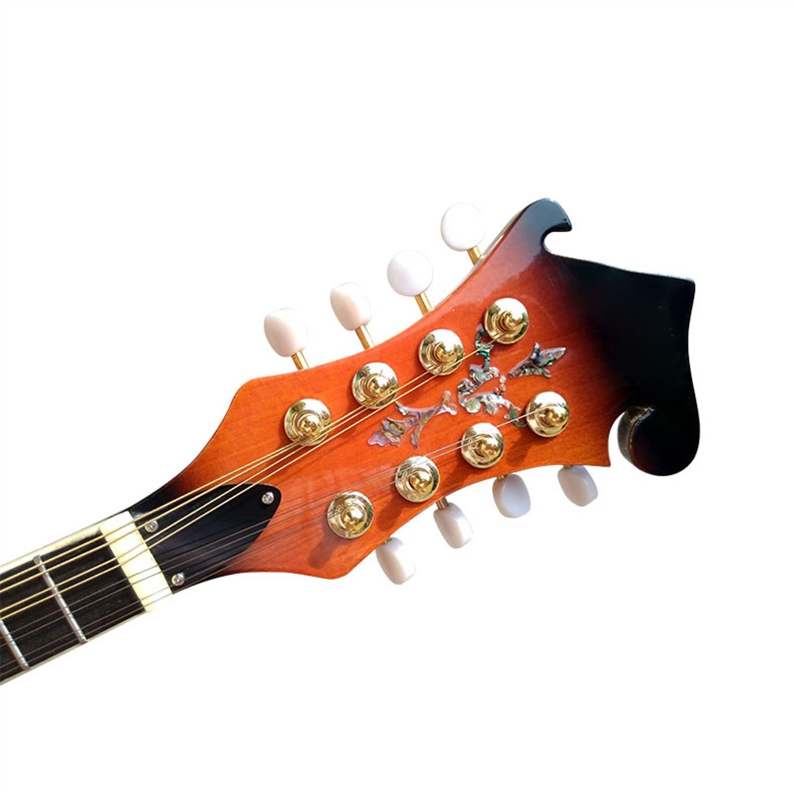 Amazon | 手彫りのソリッド F シェイプ 8 弦マンドリン ローズ