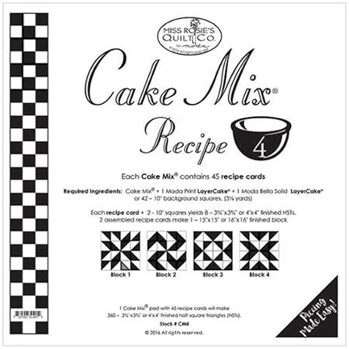 Cake Mix Receipe #4 ~45 Receipe Cards make 360 3