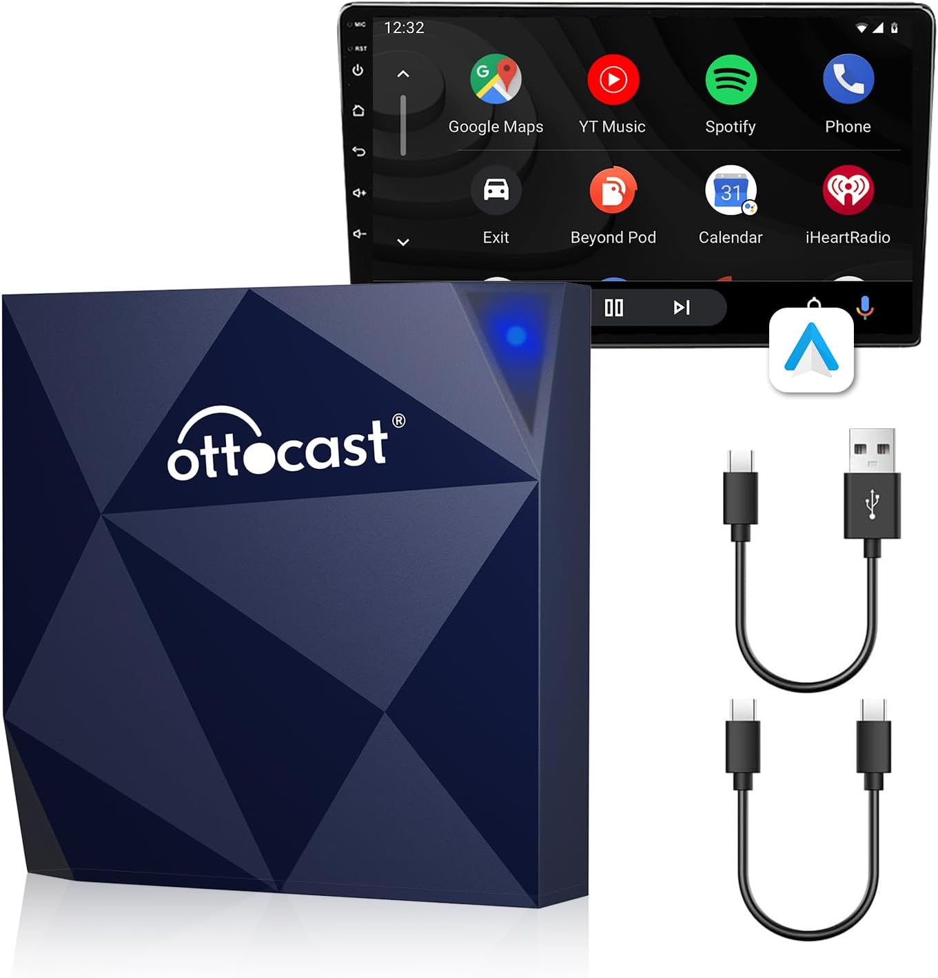 Adaptateur Carplay sans Fil OTTOCAST U2AIR Pro Compatible avec Les