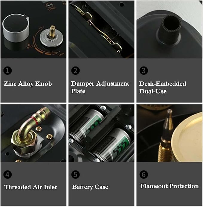 Estufa de Gas 2 Puestos, Vidrio Templado 5.0kW/5.2kW, Temporizador, Instalación Empotrable miniatura 6