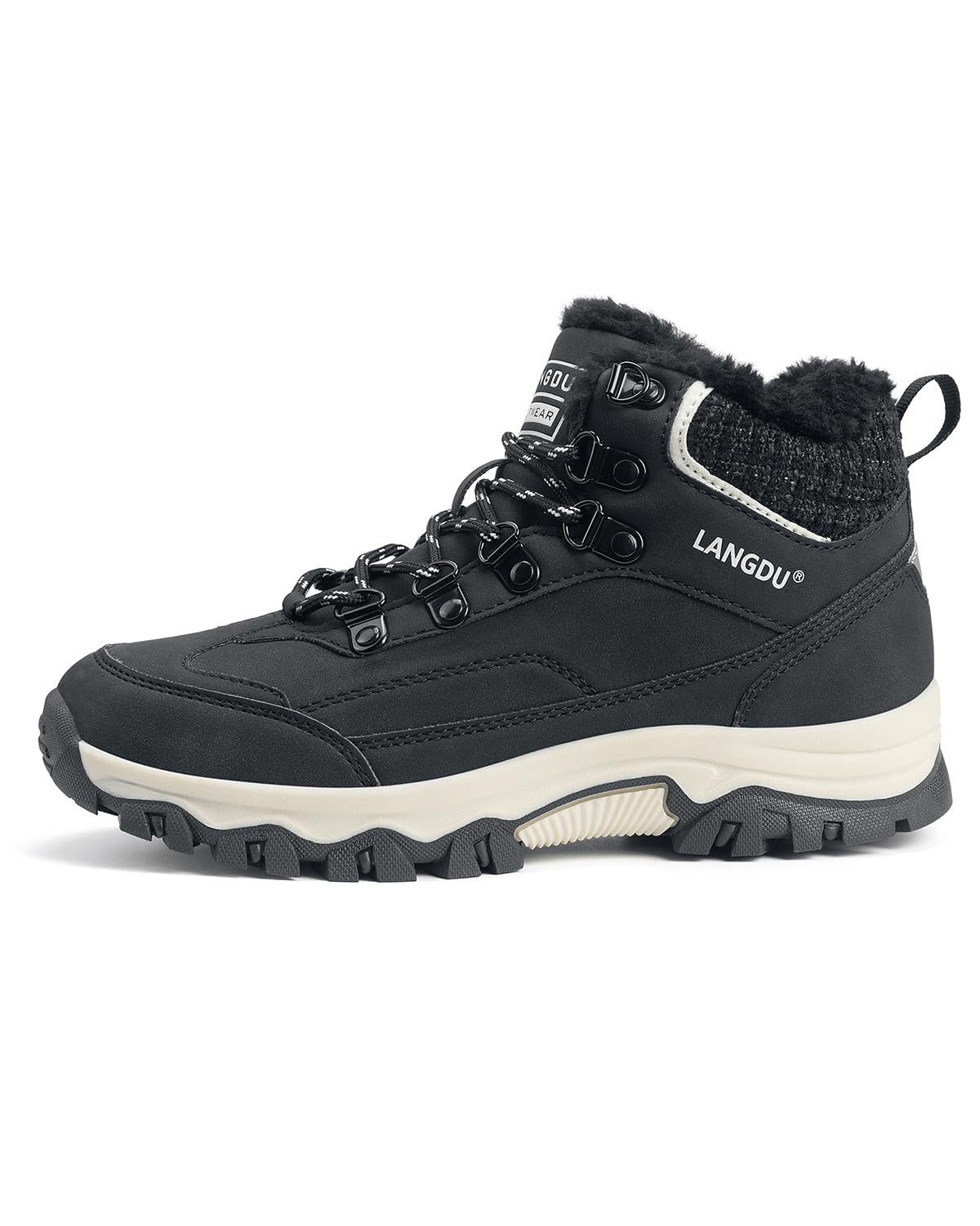 LANGDU Stivali Donna Invernali Stivaletti da Neve Scarpe Inverno 37-42EU