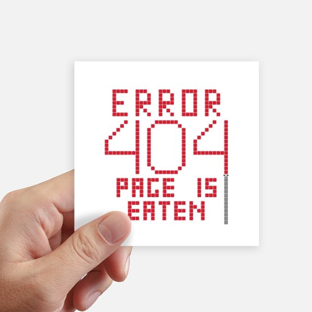 Autocollant informatique 404 lot de 8 pieces cadeau original pour developpeur