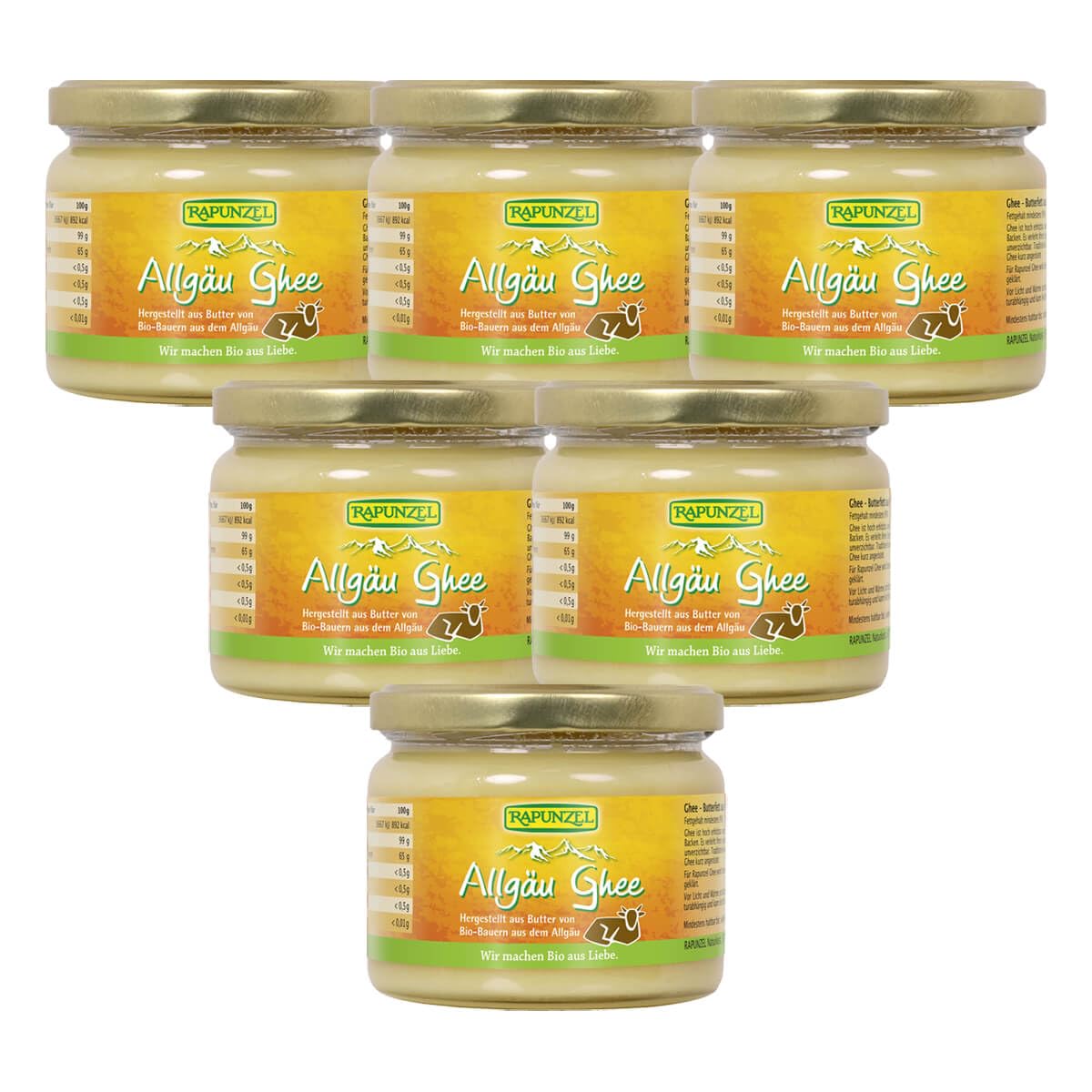 Rapunzel - Allgäu Ghee - 0,25 kg - 6er Pack