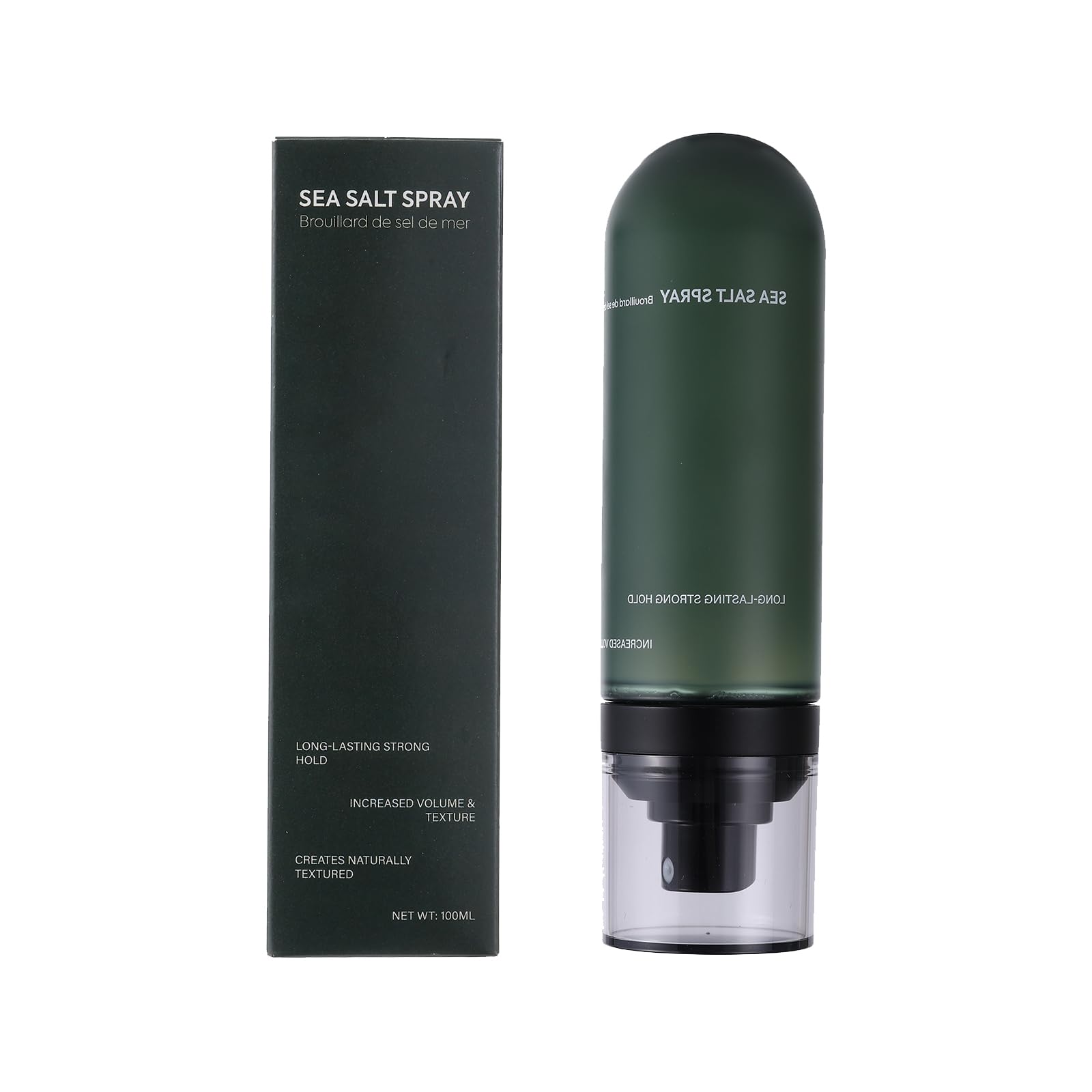 Sea Salt Spray for Men - Texturizing Spray for Beach Waves Volume Strong Hold - Non-Sticky No White