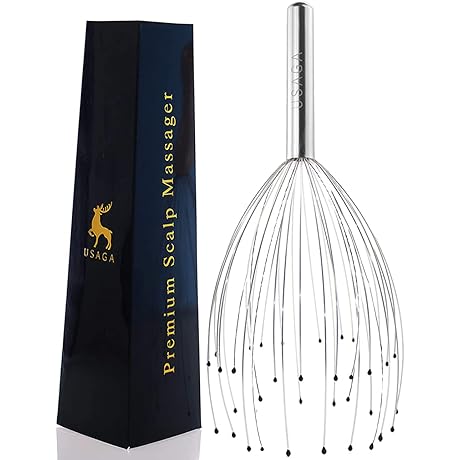 Amazing Head Massager Scalp Massager 36-Finger Claw for Stress Relief Relax — Usaga