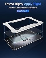 Vista 4 de Protector de pantalla trasera para Tesla Model Y Juniper/Model 3 Highland de 8 pulgadas [espacios sin bordes y 9H] Protector de pantalla trasera