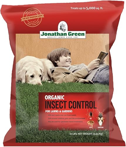 Jonathan Green (12202) Control de insectos orgánico para césped y jardines - Asesino de insectos en el césped (5,000 pies cuadrados)