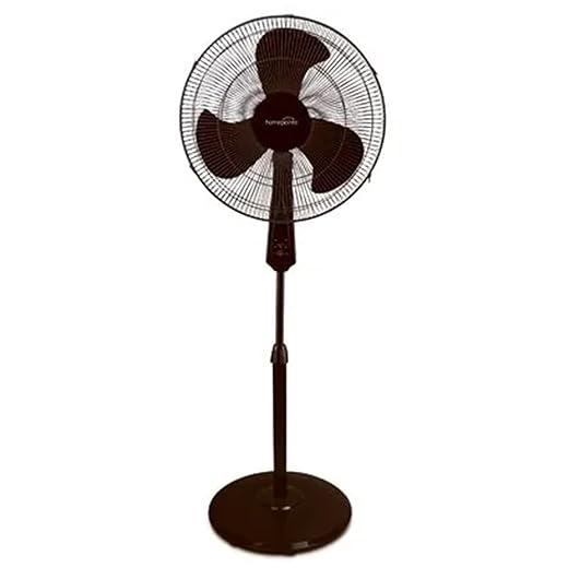 HomePointe FS40-19MB Oscillating Stand Fan, Black, 16-In. - Quantity 1