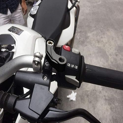 Miniatura 6 de ARAMOX Adaptador de extensión de espejo retrovisor, adaptador de soporte de extensión para espejo de motocicleta para R1200GS LCADV 13-18 R