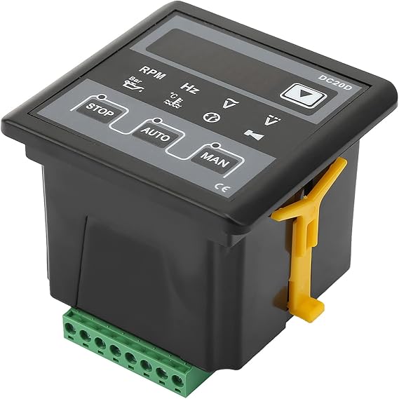 Generator Controller Module DC20D Generator Controller Control Panel Automatic Control Module for Diesel Generator Dynamo