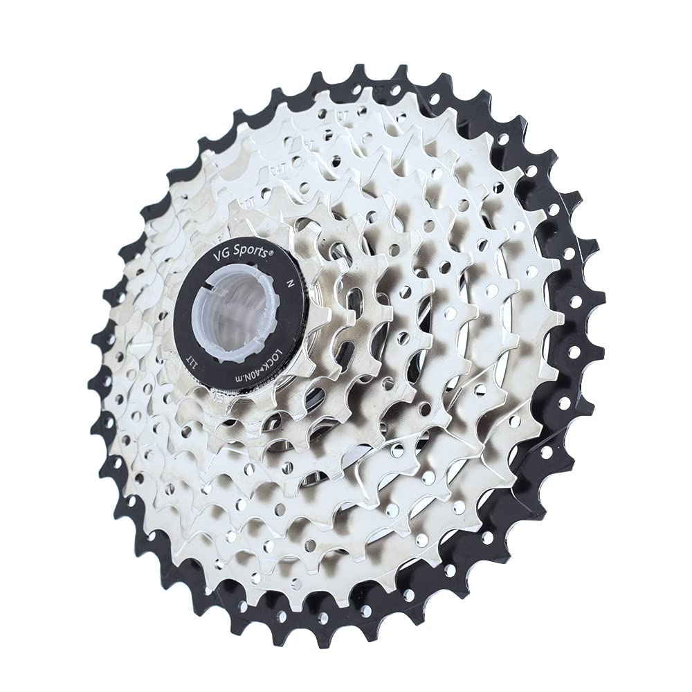 VG SPORTS 8 Speed Cassette 11-25T/11-28T/11-32T/11-36T/11-40T/11-42T for Road Bike/MTB Cassette, Bike Cassette Compatible with Shimano/Sram