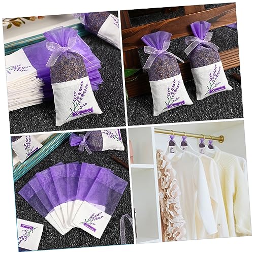 Bolsitas vacías de sachet lavanda con cordón 50 pcs miniatura 2