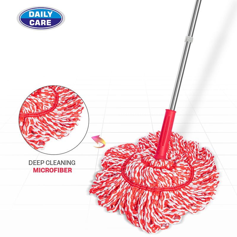 Image of Self-Wringing Cleaning Mop | Hands-Free Mop with Easy Wringer for Streak-Free Floors