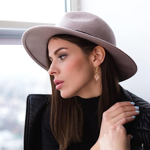 Miniatura 4 de UHOMENY - 90 cuentas de doble agujero para la fabricación de joyas, marcos redondos de enlaces, conectores de dos agujeros, marco circular, cuentas