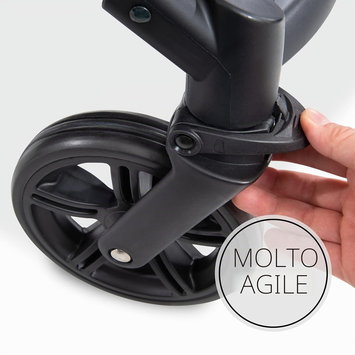 Hauck Rapid 4 Nero Passeggino fino a 22 kg Ruote Antiforatura Pieghevole