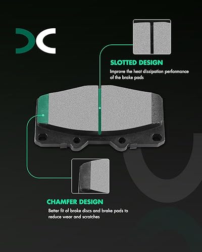 Miniatura 335 de SCITOO D1629 Ceramic Brake Pads Sets Front Fit For Dodge For Durango,For Jeep Grand Cherokee,For Mercedes-Benz